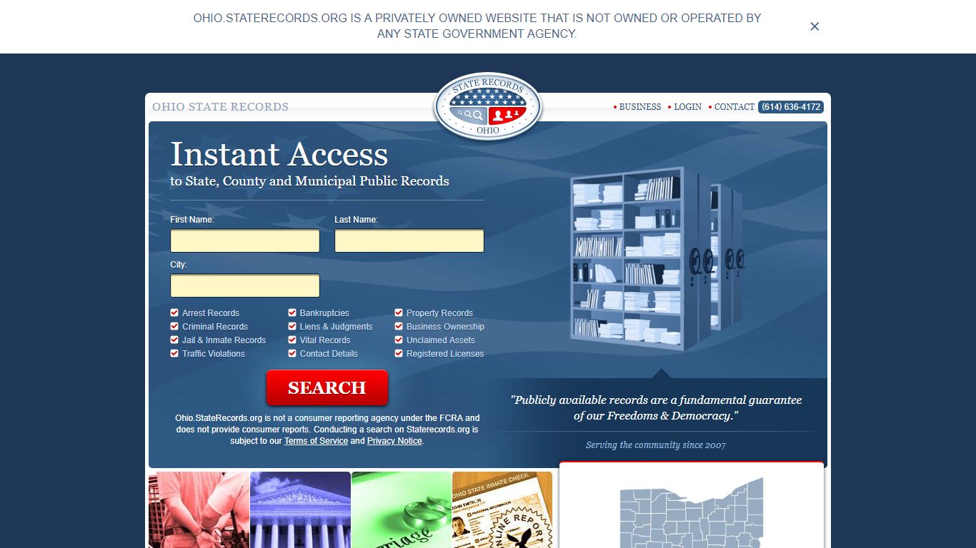 Stark County Arrest, Court, and Public Records